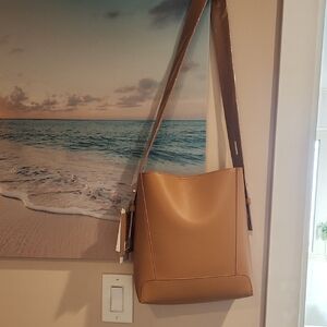 Miztique Tan Shoulder Bag